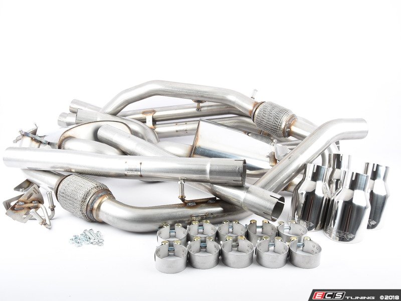 Milltek Sport SSXAU700 CatBack Exhaust System NonResonated (Louder)