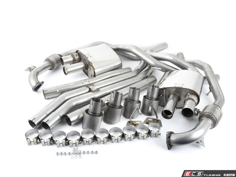 Milltek Sport SSXAU702 CatBack Exhaust System NonResonated (Louder)
