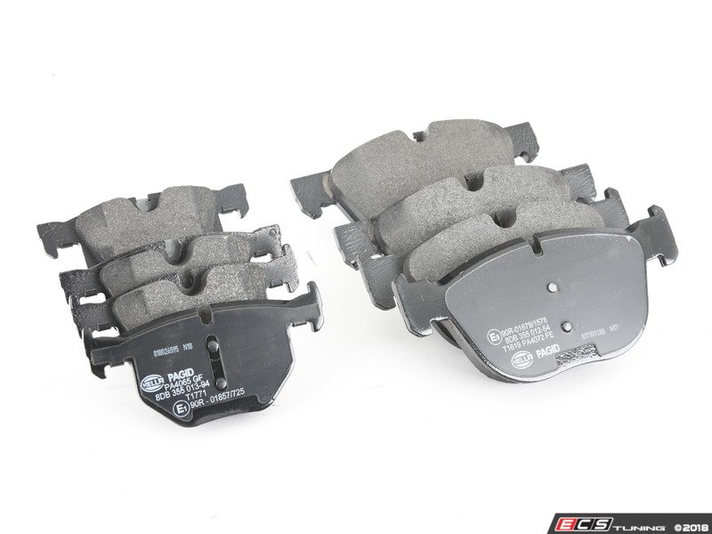 Pagid 34114074370KT Front And Rear Brake Pad Set