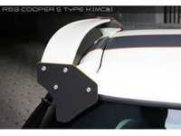 ES#3553159 - GAR-R53-004 - Garbino Rear Wing Type X - Lower + Upper / Carbon Fiber Endplate - Aggressive Rear Wing kit that has a JCW MINI Challenge type look - Garbino - MINI