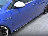 ES#3557643 - VW-GO7FR-CNC-SD1 - Racing Side Skirt Diffuser Set - Black ABS - Give your car a unique racecar look - Maxton Design - Volkswagen
