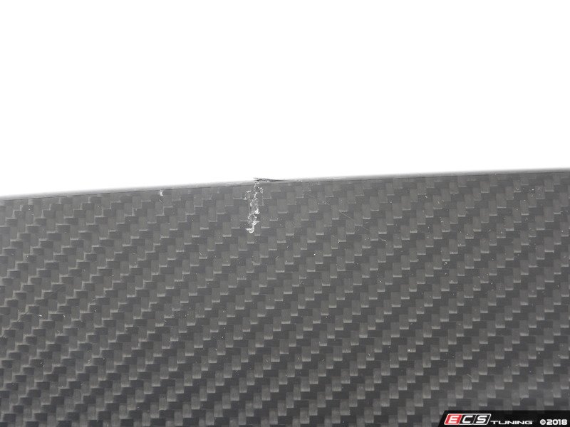 ECS 006364ECS01Asd1 Carbon Fiber Front Lip Spoiler *Scratch And