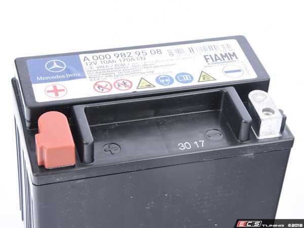 Genuine Mercedes Benz - 0009829508 - AUXILIARY BATTERY