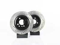 ES#3536666 - 025997ECS0307KT - Front V4 Cross Drilled Rotors - Pair 10.86