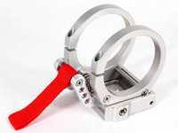 ES#3624679 - FE123IN - 3 Inch Rennline Fire Extinguisher Mount - Quick Disconnect - Release your fire extinguisher at the pull of a strap - Rennline - Audi BMW Volkswagen Mercedes Benz MINI Porsche