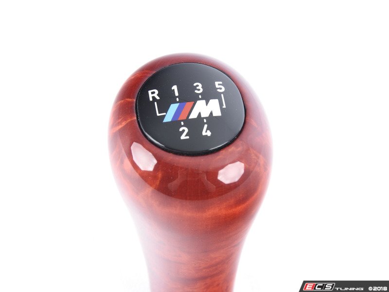 Genuine BMW 25112423689 Wood Shift Knob 5Speed Birke Rot (25