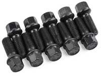 ES#3570138 - MS100177 - APR Lug Bolts (Set of 10) - 45mm - Black zinc coated 45mm ball set wheel bolts to be used with 15mm wheel spacers - APR - Audi Volkswagen