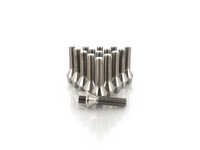 ES#3570244 - 025384ecs04-0316 - Titanium Conical Seat Wheel Bolt - 12x1.5x40mm - Set Of 16 - Lightweight, corrosion resistant, high performance lug bolts - ECS - BMW Volkswagen MINI