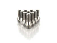 ES#3570221 - 025384ecs03-0110 - Titanium Conical Seat Wheel Bolt - 14x1.5x27mm - Set Of 10 - Lightweight, corrosion resistant, high performance lug bolts - ECS - Audi BMW Volkswagen Mercedes Benz