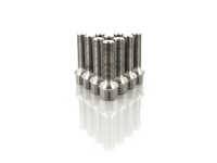 ES#3570219 - 025384ecs02-0410 - Titanium Ball Seat Wheel Bolt - 14x1.5x45mm - Set Of 10 - Lightweight, corrosion resistant, high performance lug bolts - ECS - Audi Volkswagen