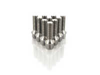 ES#3570217 - 025384ecs02-0310 - Titanium Ball Seat Wheel Bolt - 14x1.5x40mm - Set Of 10 - Lightweight, corrosion resistant, high performance lug bolts - ECS - Audi Volkswagen