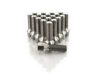 ES#3570218 - 025384ecs02-0320 - Titanium Ball Seat Wheel Bolt - 14x1.5x40mm - Set Of 20 - Lightweight, corrosion resistant, high performance lug bolts - ECS - Audi Volkswagen