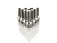ES#3570215 - 025384ecs02-0210 - Titanium Ball Seat Wheel Bolt - 14x1.5x35mm - Set Of 10 - Lightweight, corrosion resistant, high performance lug bolts - ECS - Audi Volkswagen