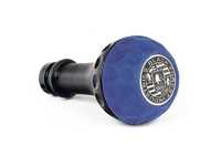 ES#3575893 - GSBSLU - BFI Heavy Weight Golf Ball Shift Knob - SCHWARZ - Blue Alcantara - Weighing in at approximately 235 grams, the added inertial mass makes shifting effort substantially less while speeding up the process at the same time. - Black Forest Industries - Audi Volkswagen
