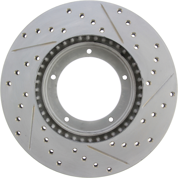 StopTech st127.37001KT CrossDrilled And Slotted Brake Rotors