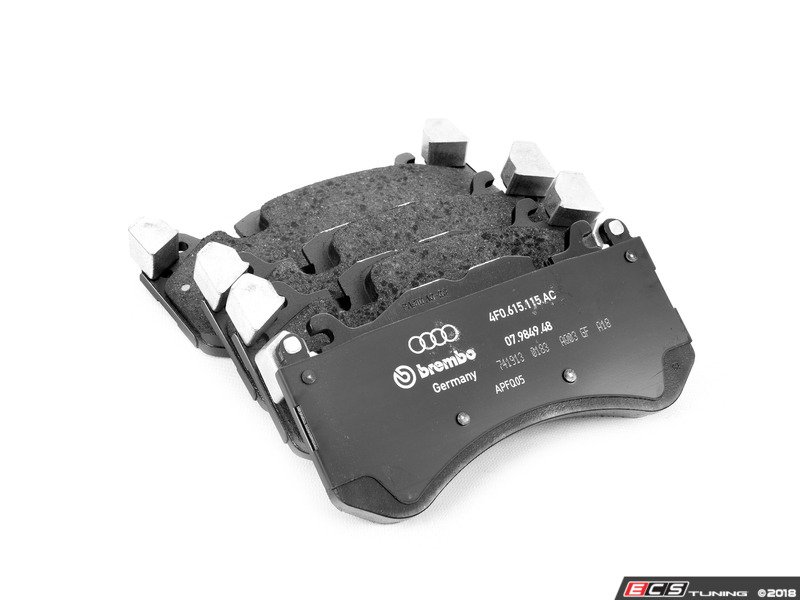 Genuine Volkswagen Audi - 4G0698151AC - Front Brake Pad Set without ...