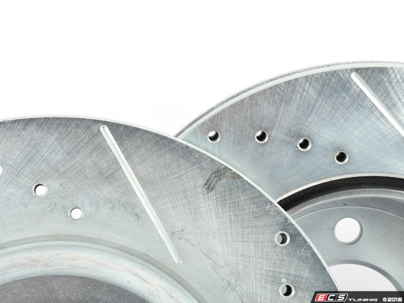 Power Stop AR8654XPR Front Evolution Drilled & Slotted Rotor Pair - View #3