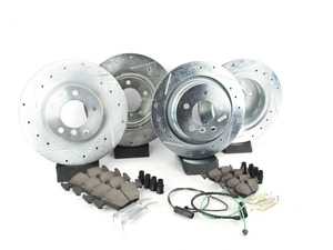 Power Stop KC582-26 Z26 Street Warrior Brake Kit with Powder Coated Caliper