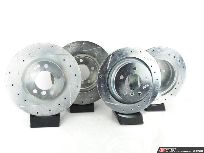 Power Stop K4229 Z23 Evolution Sport Brake Kit Front and Rear