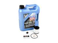 ES#3199985 - 11427622446kt5 - MINI Liqui Moly 5w-30 Oil Service Kit Gen 2 - With ECS Magnetic Drain Plug - All in one service for your MINI - Assembled By ECS - MINI