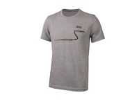 ES#3133444 - ACM3000ATH2X - Quattro S-Curve T-Shirt - Athletic Heather - XXL - You'll always be ready for a cruise on the Audi S-Curve with our quattro S Curve T-Shirt! - Genuine Volkswagen Audi - Audi BMW Volkswagen Mercedes Benz MINI Porsche