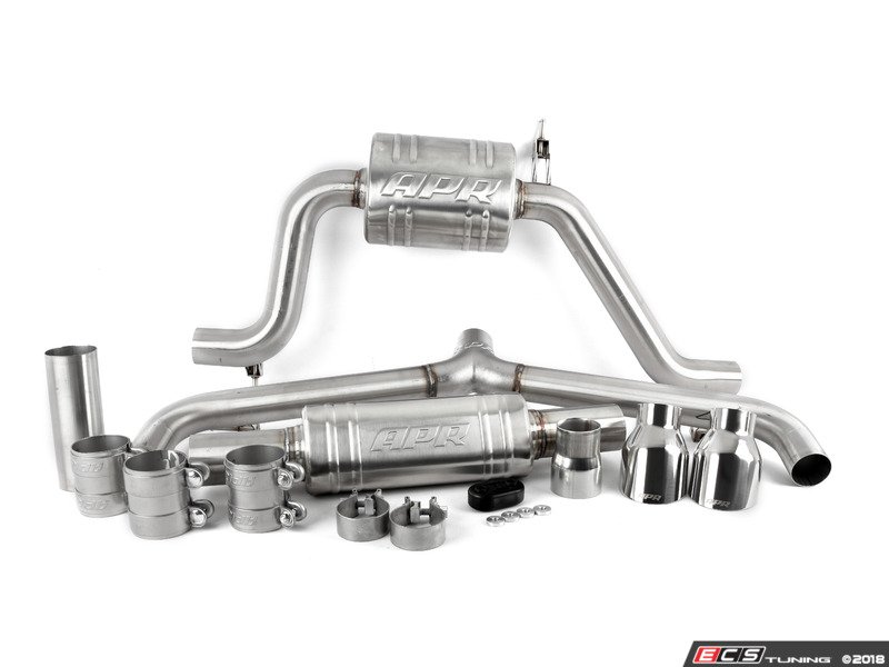 APR CBK0008 APR MK7 GTI CatBack Exhaust System Resonated