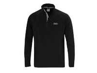 ES#3194080 - ACM2019BLKSM - Metro Quarter Zip - Black - Mens Small - Cruise with purpose in our Mens Metro Quarter Zip. - Genuine Volkswagen Audi - Audi