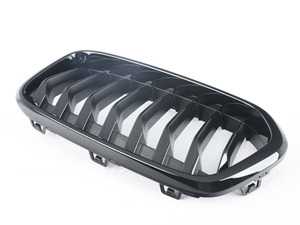ES#3554152 - 51712455246 - M Performance Gloss Black Kidney Grille - Right - Give your BMW a high-performance look - Genuine BMW M Performance - BMW