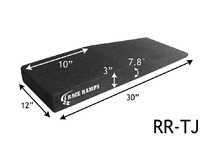 ES#3612047 - RRTJ - Race Ramp Trak-Jax Ramps - Trak-Jax Ramps, Composite Foam, 3,000 lb. Capacity, 30.10 in. Length, 12 in. Width, 3 in. Height, Pair - Race Ramps - Audi BMW Volkswagen Mercedes Benz MINI Porsche