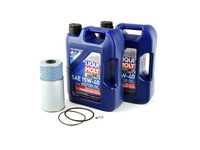 ES#3610441 - 0001802509KT3 - W123 & W126 Diesel Oil Change Kit 15w-40 - Everything you need to perform an engine oil service - Liqui-Moly - Mercedes Benz
