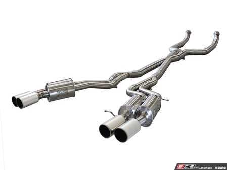 ES#2985590 - 49-36317-P - Cat Back Exhaust System - Mandrel-bent stainless steel with polished tips - AFE - BMW