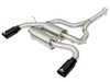 ES#2985595 - 49-36325-B - Axle Back Exhaust System - Mandrel-bent stainless steel with black tips - AFE - BMW
