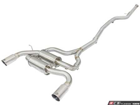 ES#2985598 - 49-36326-P - Cat Back Exhaust System - Mandrel-bent stainless steel with polished tips - AFE - BMW