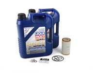 ES#3613165 - 0001802609kt4 - Oil Change Kit Liqui Moly Leichtlauf High Tech 5w-40 - Everything you need to perform an engine oil service - Liqui-Moly - Mercedes Benz