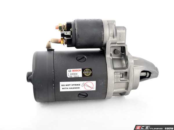 Bosch - 12411272150 - Remanufactured Starter Motor - No Core Charge ...