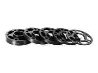 ES#3613675 - ls-1012mmKT - Rennline Wheel Spacer Kit - 12mm - Includes one pair of 12mm spacers and black zinc coated extended-length lug bolts for your Porsche - Rennline - Porsche