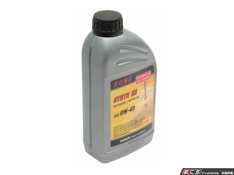 3 Liter (3x1L) ROWE HIGHTEC SYNTH RS SAE 0W-40 Motoröl Made In Germany 20020