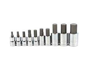 ES#2934926 - KDT80578 - 10 Pc. 3/8" and 1/2" Drive Metric Hex Bit Socket Set - Add the Set to your tool box - Gear Wrench - Audi BMW Volkswagen Mercedes Benz MINI Porsche
