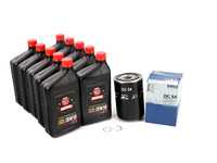 ES#3618413 - 93010776401PEKT - Air-Cooled 911 Oil Change Kit 20w-50 - Featuring Mahle OC54 Oil Filter and High Zinc Motul Classic 20w-50 Mineral Oil - Motul - Porsche