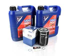 ES#3640202 - 93010776401KT6 - 964 Oil Change Kit - Featuring High Zinc Liqui-Moly 20w-50 Touring High Tech and Mahle Filter - Assembled By ECS - Porsche