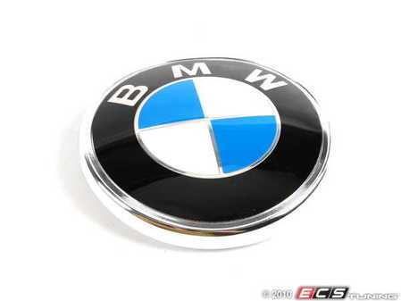 ES#240195 - 51141872329 - E24 BMW Emblem / Roundel (Trunk) - Priced Each - Tired of looking at your faded trunk badge? Replace it with this OEM Roundel. - Original Equipment Supplier - BMW