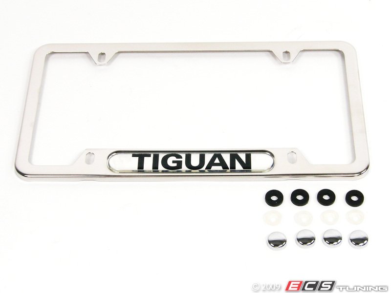 Genuine Volkswagen Audi zvw355026 Tiguan Polished License Plate