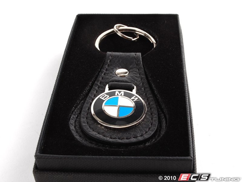 Genuine BMW 80230408539 BMW Key Chain Black (NO LONGER