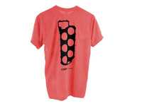 ES#3612386 - VR6-NL-RED-M - Red VR6 Design T-Shirt - Medium - Featuring black VR6 design and ECS Tuning logo on left chest and full back - ECS - Audi Volkswagen