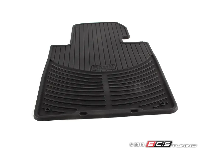Genuine Bmw 82550151192 Front All Weather Rubber Floor Mat Set Front All Weather Rubber Floor Mat Set
