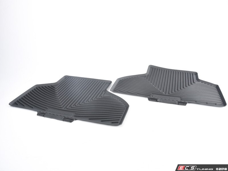 WeatherTech W326 F15 Rear Allweather Rubber Floor Mats F15