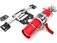 ES#3626008 - FE09H3RBHG250R - Rennline Fire Extinguisher And Universal Mount Package - Clean Agent - Black mount with Red HalGuard Clean Agent fire extinguisher - Rennline - Audi BMW Volkswagen Mercedes Benz MINI Porsche