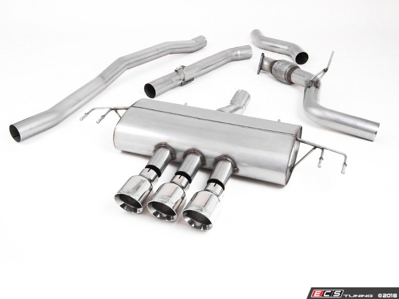 Milltek Sport SSXHO252 Milltek CatBack Exhaust System NonResonated