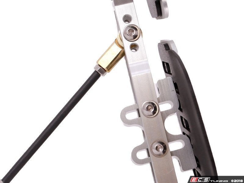 Rennline A121BLKRED Adjustable Gas Pedal Black Pedal / Red Extensions