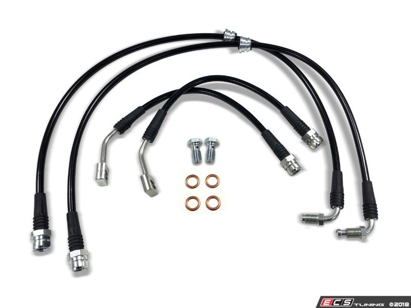 034Motorsport - 034-303-0018 - Stainless Steel Braided Brake Line Kit